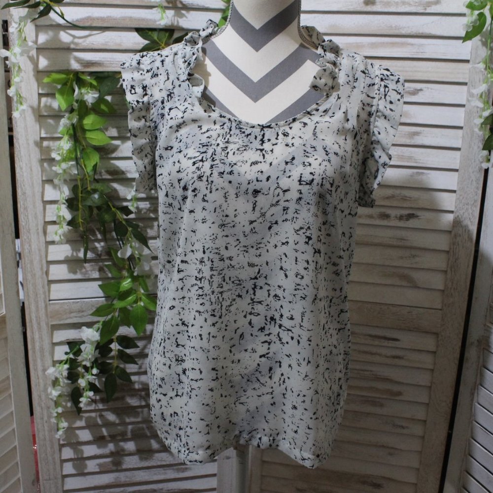 OneStar sheer sleeveless blouse (108)
